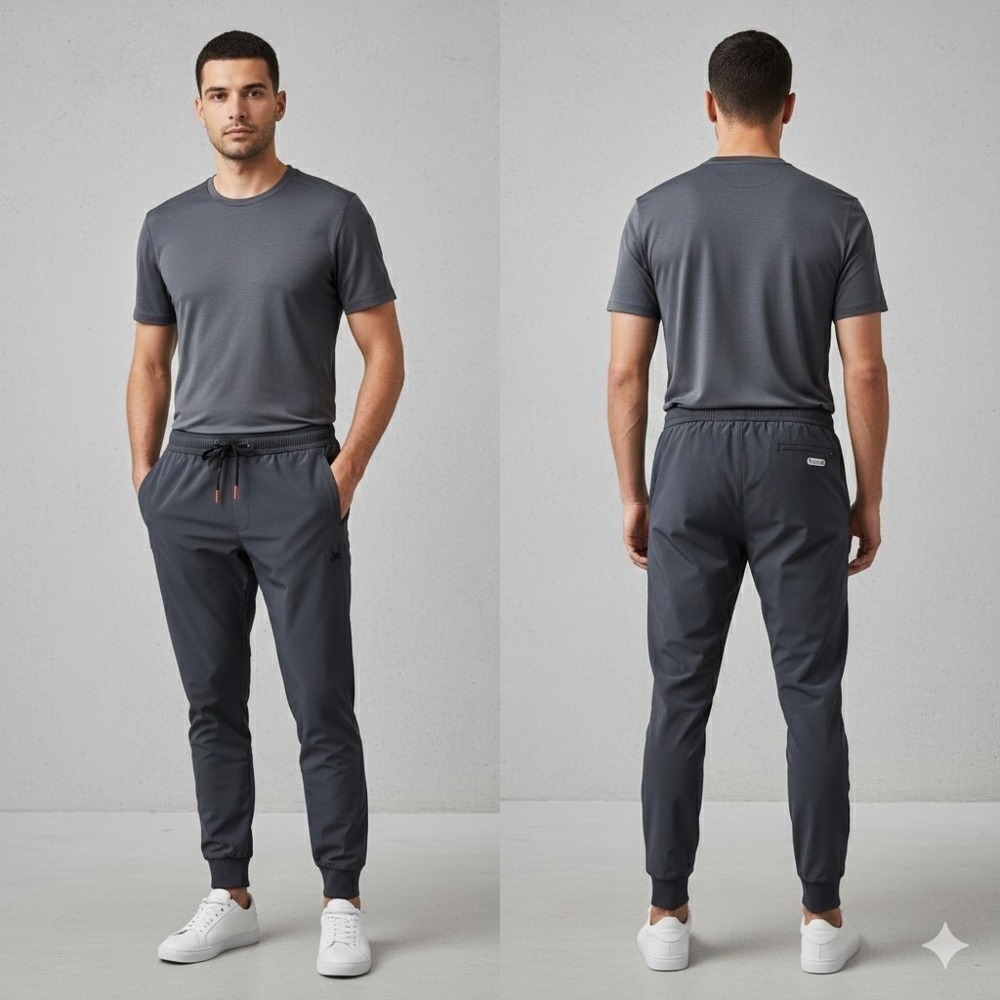 Spyder Active Men's Joggers Size Small Gray ProWeb Stretch Athletic Pants